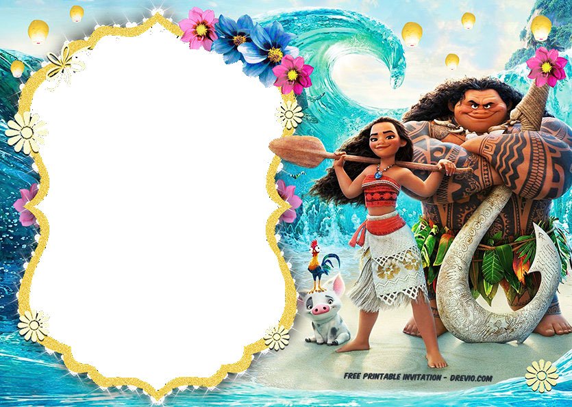 Free Printable Moana Birthday Cards Printable Templates