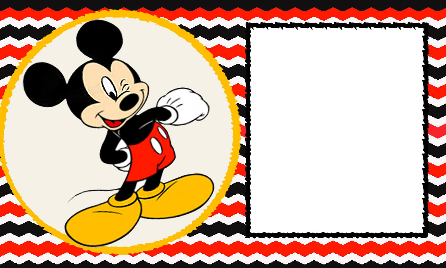FREE-Blank-Mickey-Mouse-1st-Invitation-Chevron-Template
