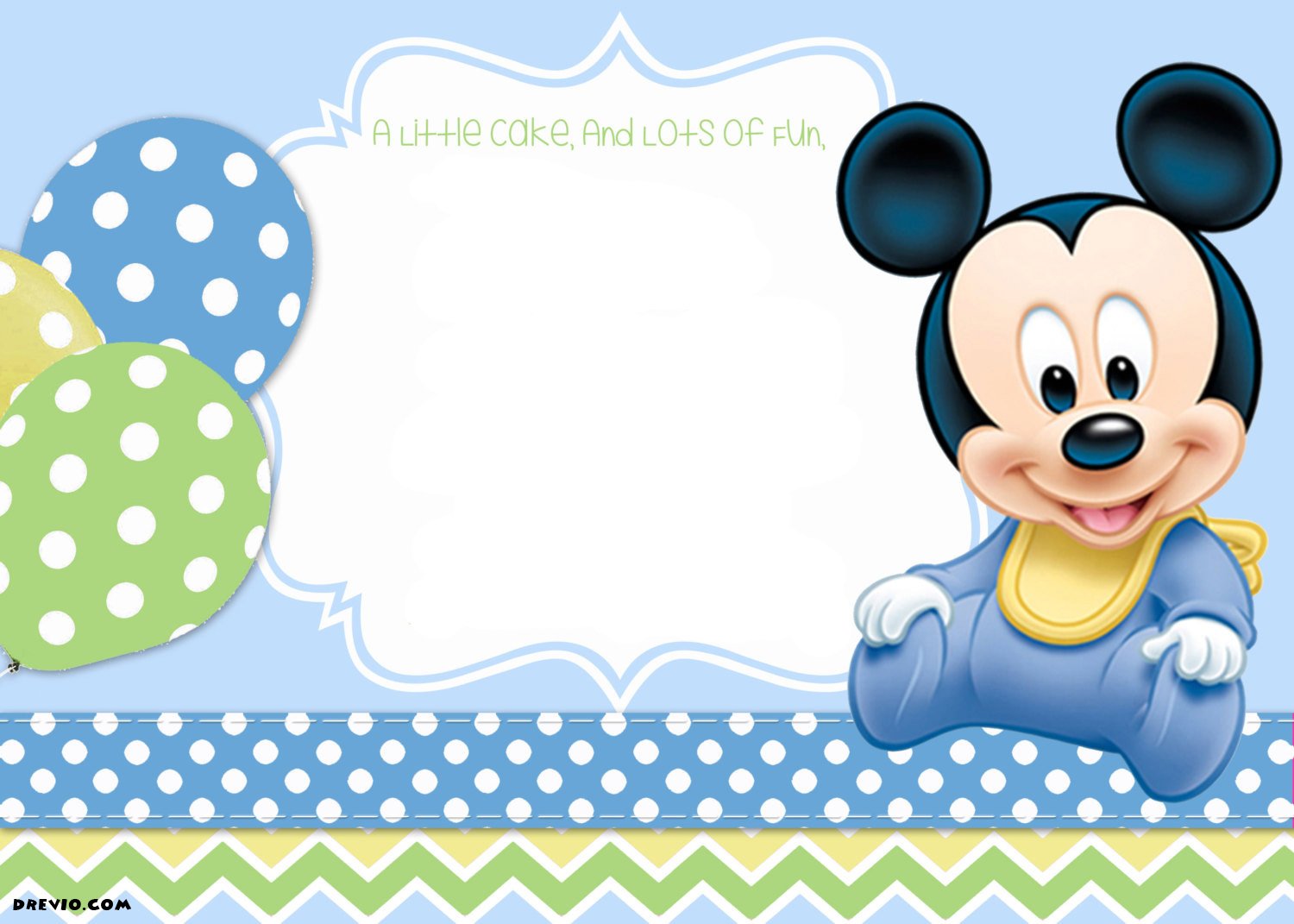 FREE-Mickey-Mouse-1st-Invitation-Template