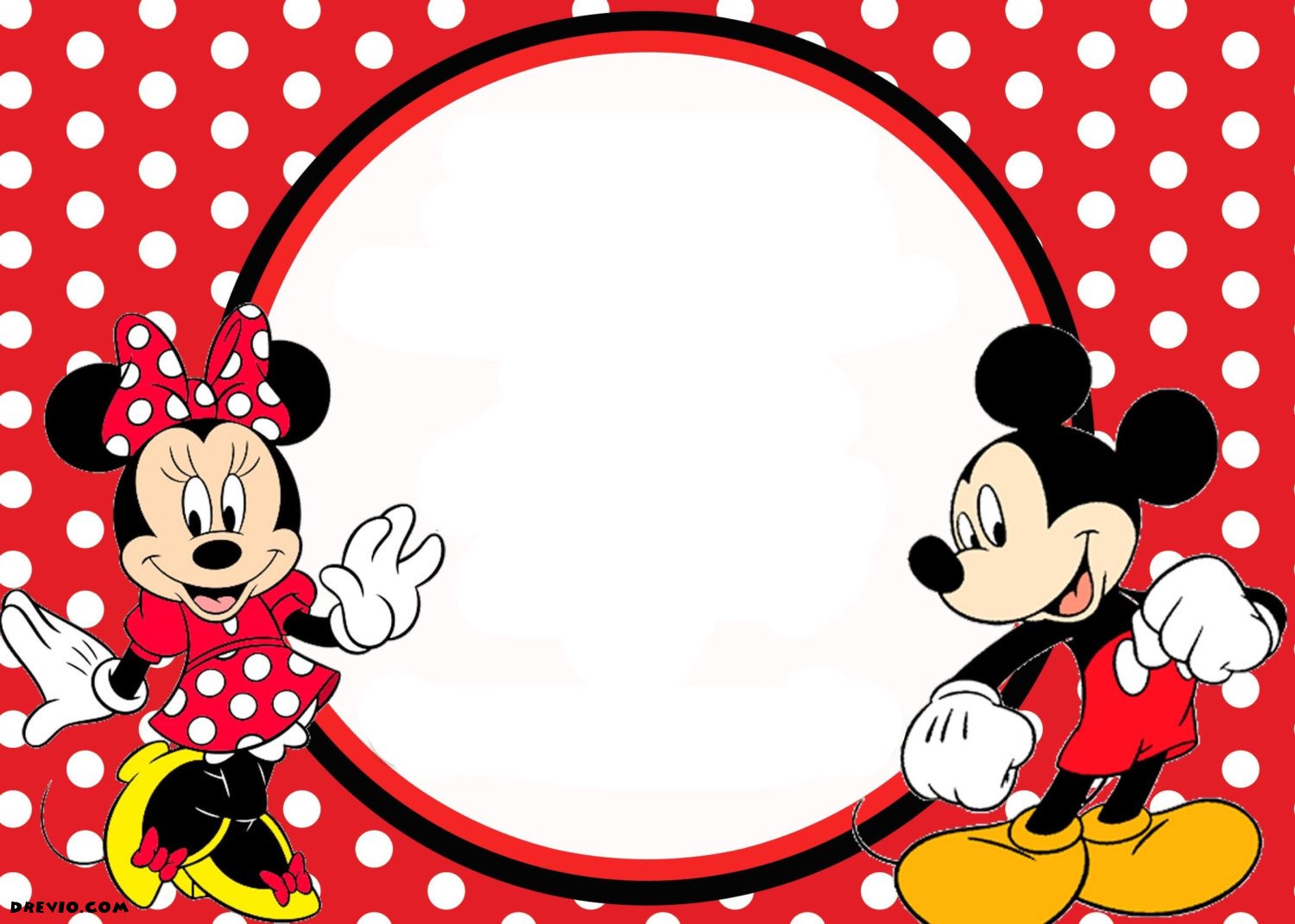 FREE Printable Mickey Mouse Invitations - Exclusive Selectio