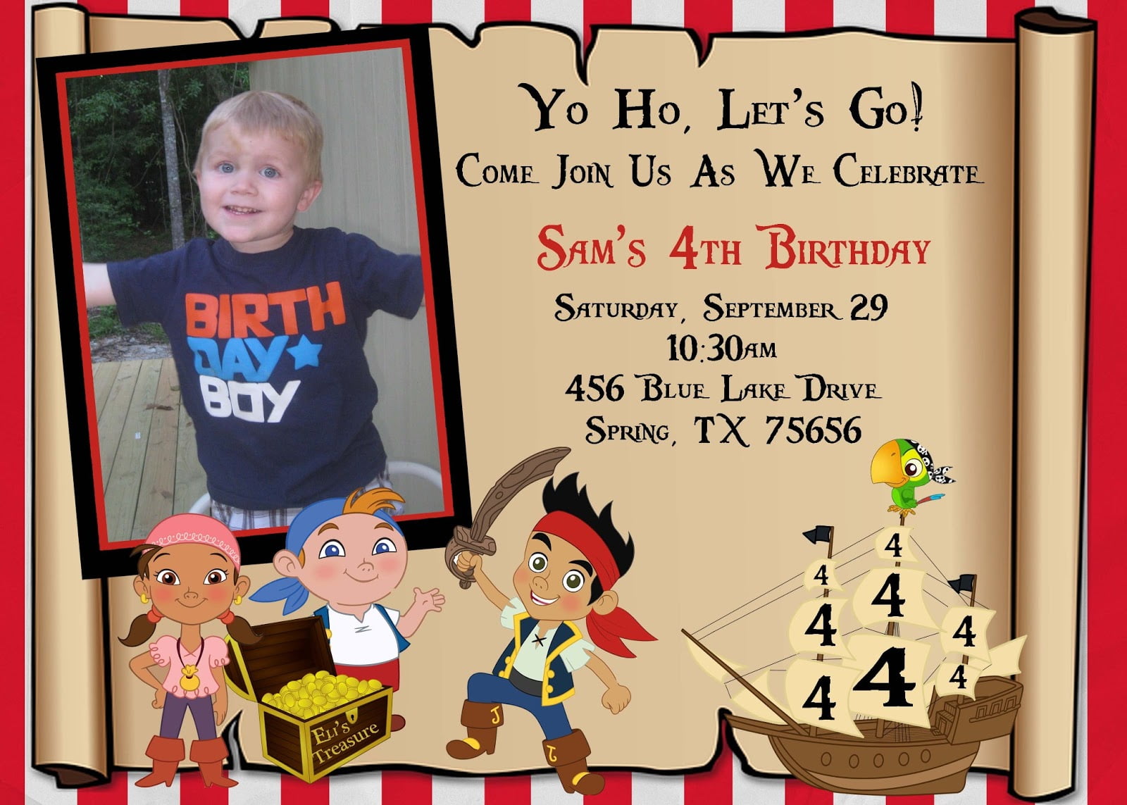 jake-and-the-neverland-pirates-birthday-invitations-with-photo