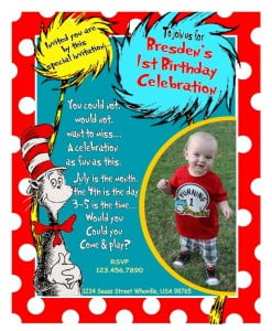 Dr Seuss Birthday Invitations Wording - Download Hundreds FREE ...