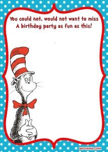 Free Printable Dr Seuss Birthday Invitations | Download Hundreds FREE ...