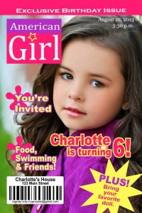 American Girl Dolls Birthday Party Invitations | Download Hundreds FREE ...