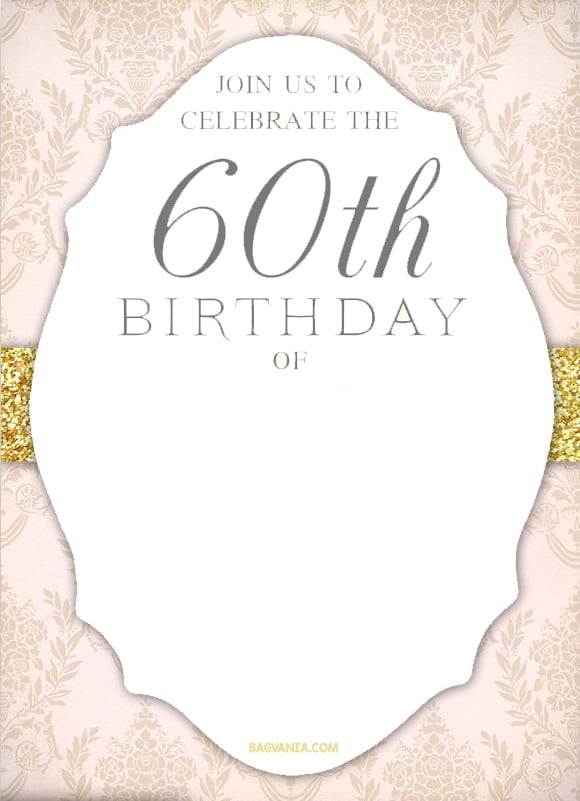 Free Printable 60th Birthday Invitations Download Hundreds Free Printable Birthday Invitation Templates