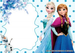 FREE Printable Frozen Anna And Elsa Invitation Templates - Drevio ...