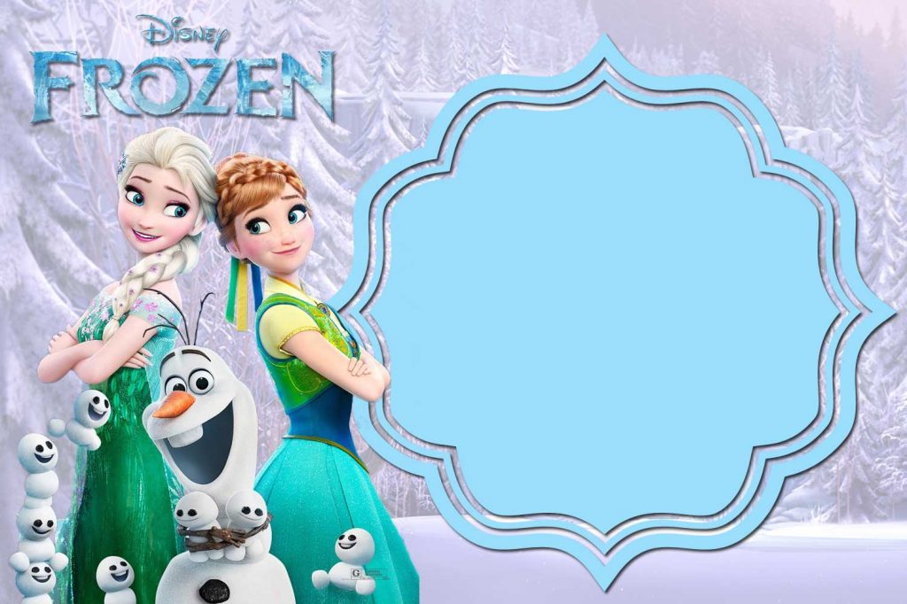 FREE Printable Frozen Anna and Elsa Invitation Templates | Download ...