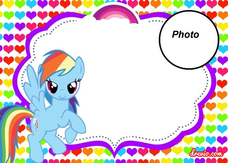 FREE-Printable-My-Little-Pony-invitation-with-photo-template