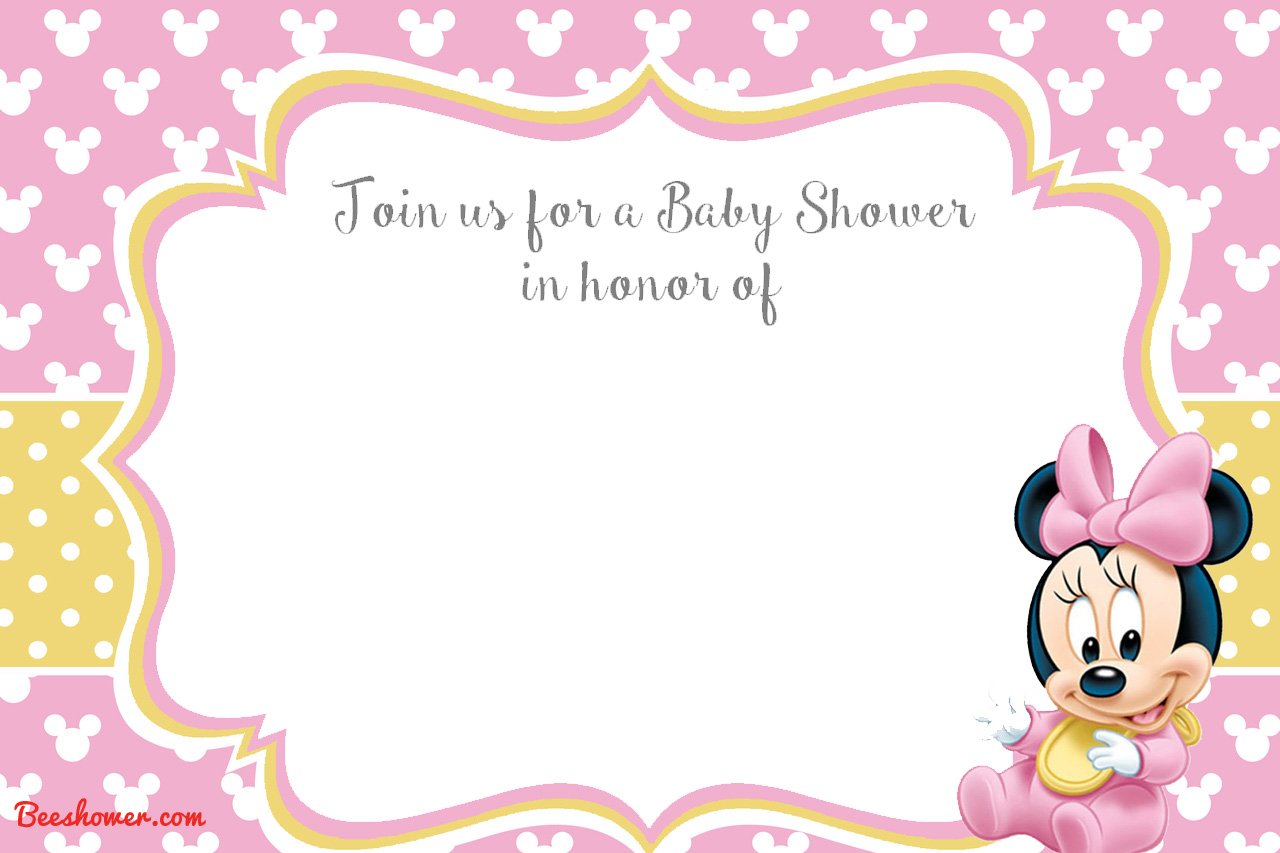 FREE-Printable-Cute-Minnie-Mouse-Baby-Shower-Invitation-Polka-Dot