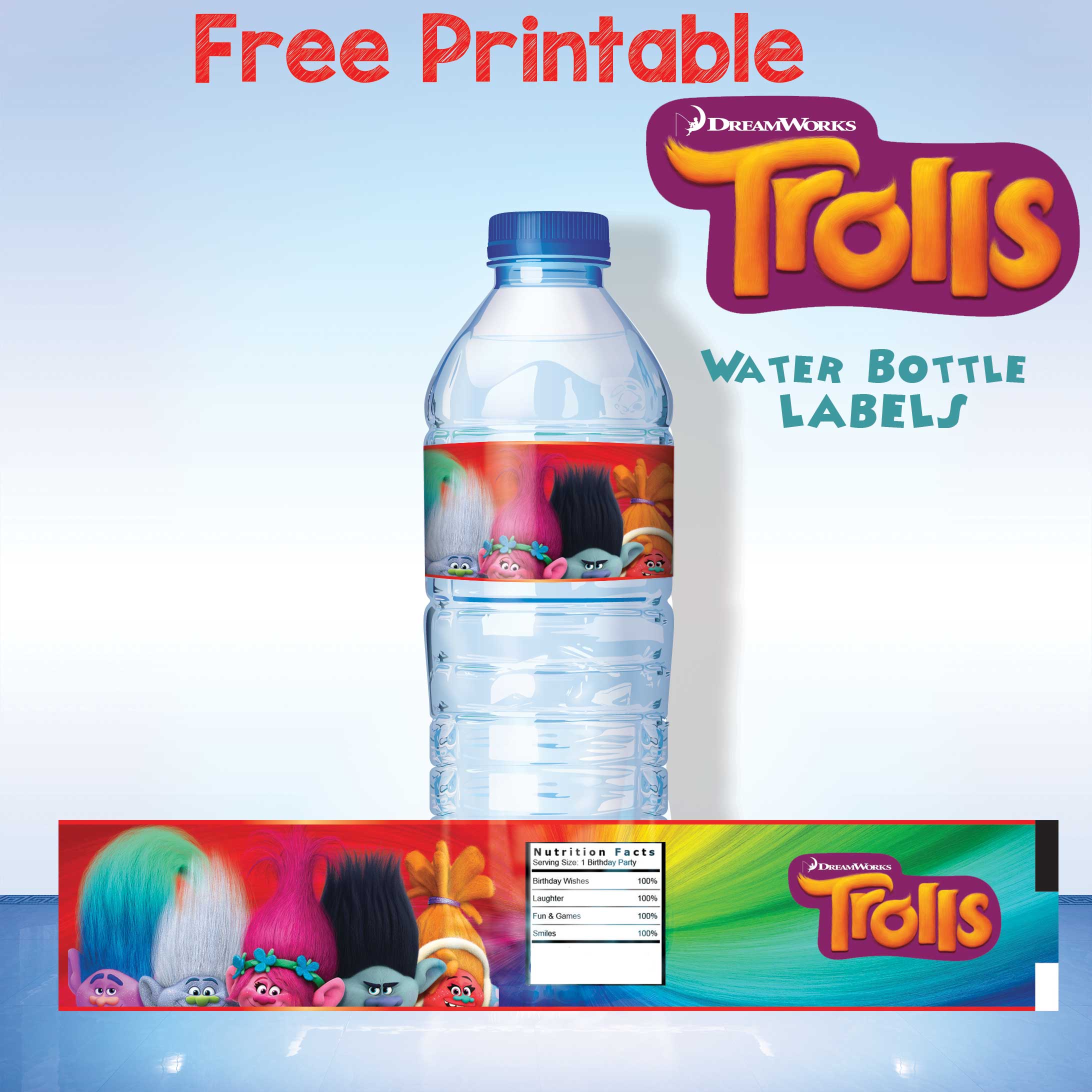 FREE-Printable-Trolls-Water-Bottle-Labels---Applied