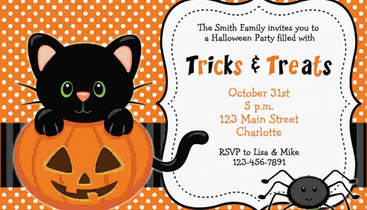 Invitation Template of FREE Printable Halloween Invitations Templates 4