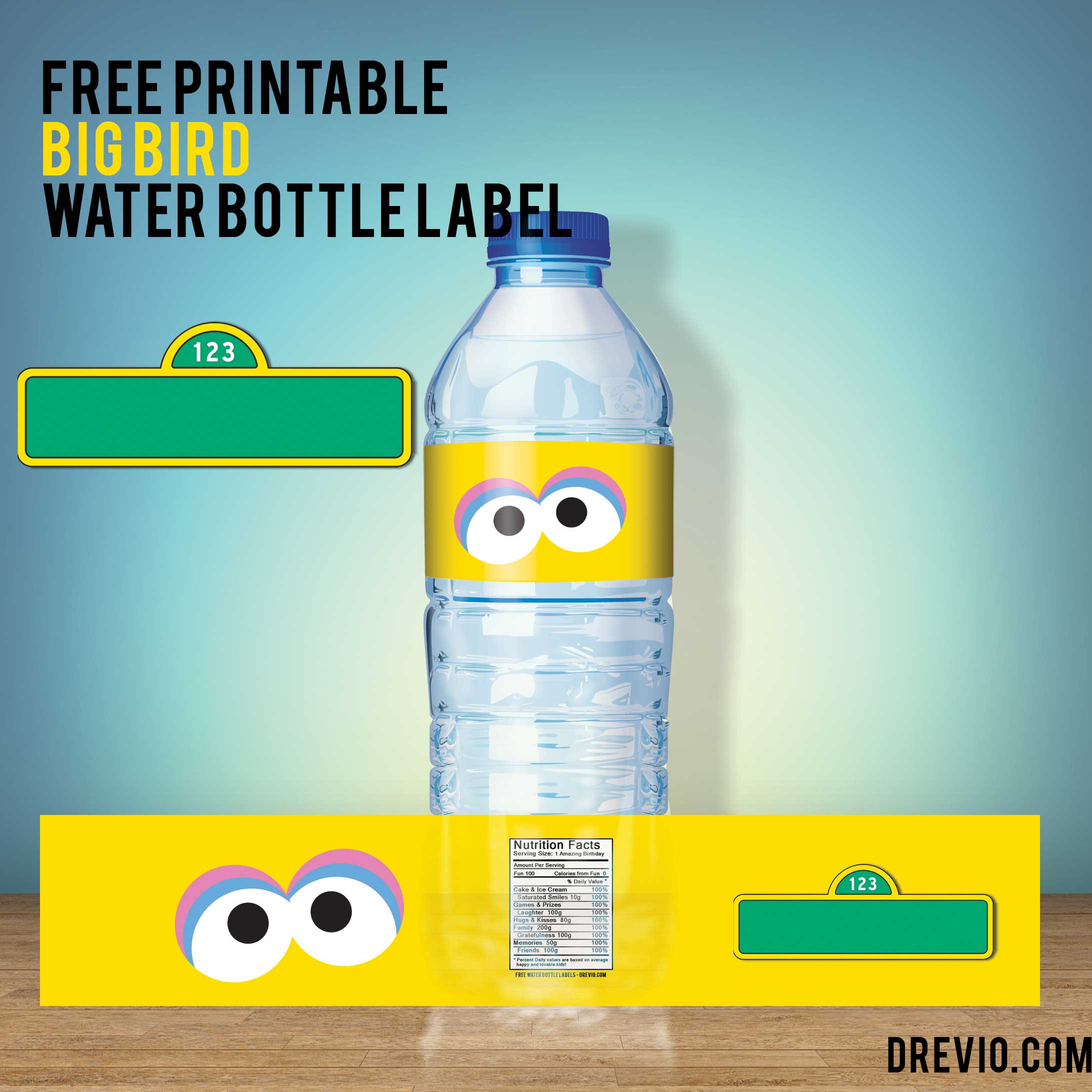 FREE-Printable-Big-Bird-Water-Bottle-Label-Preview