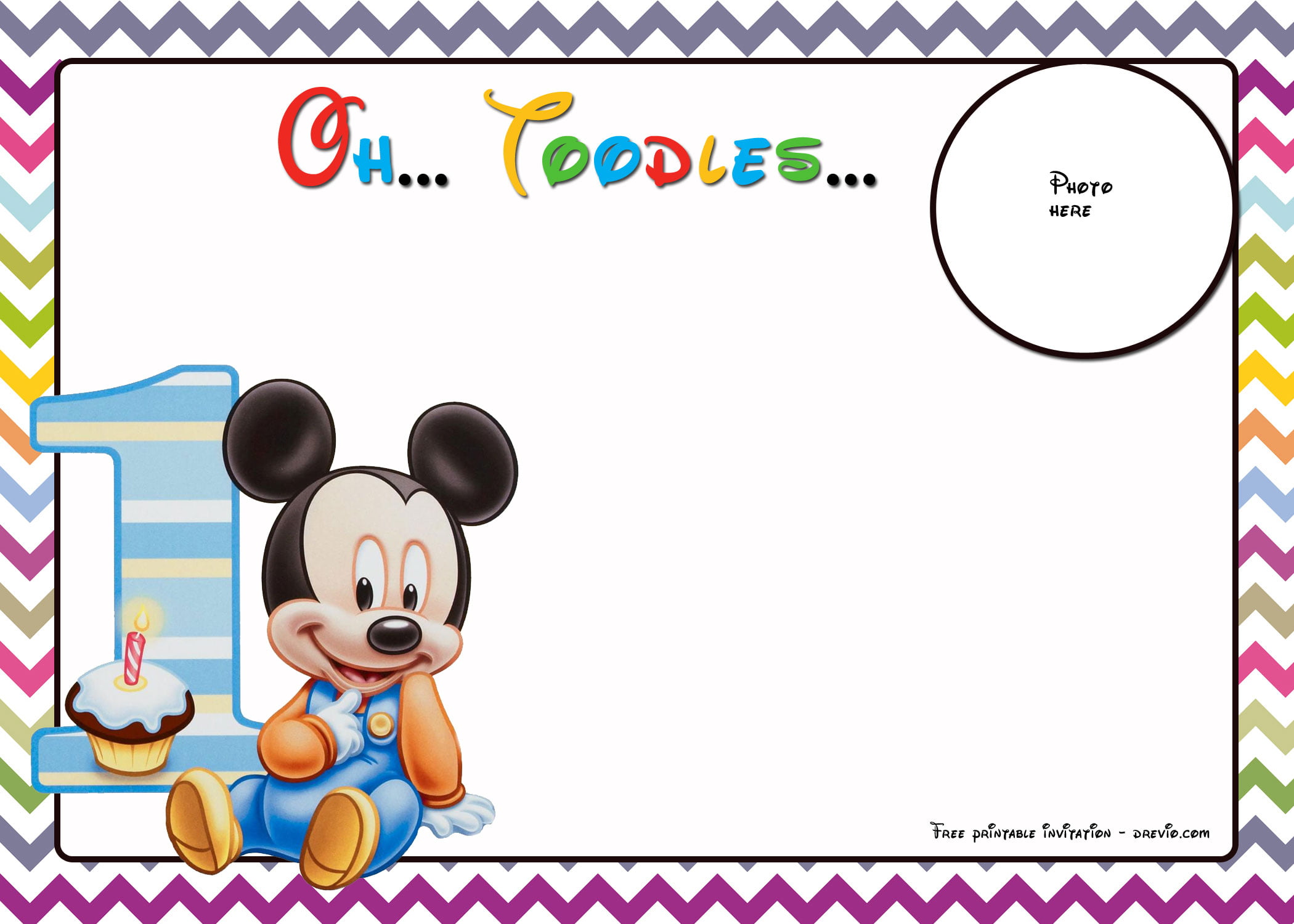FREE-Printable-Mickey-Mouse-1st-Chevron-Birthday-Invitation-Template