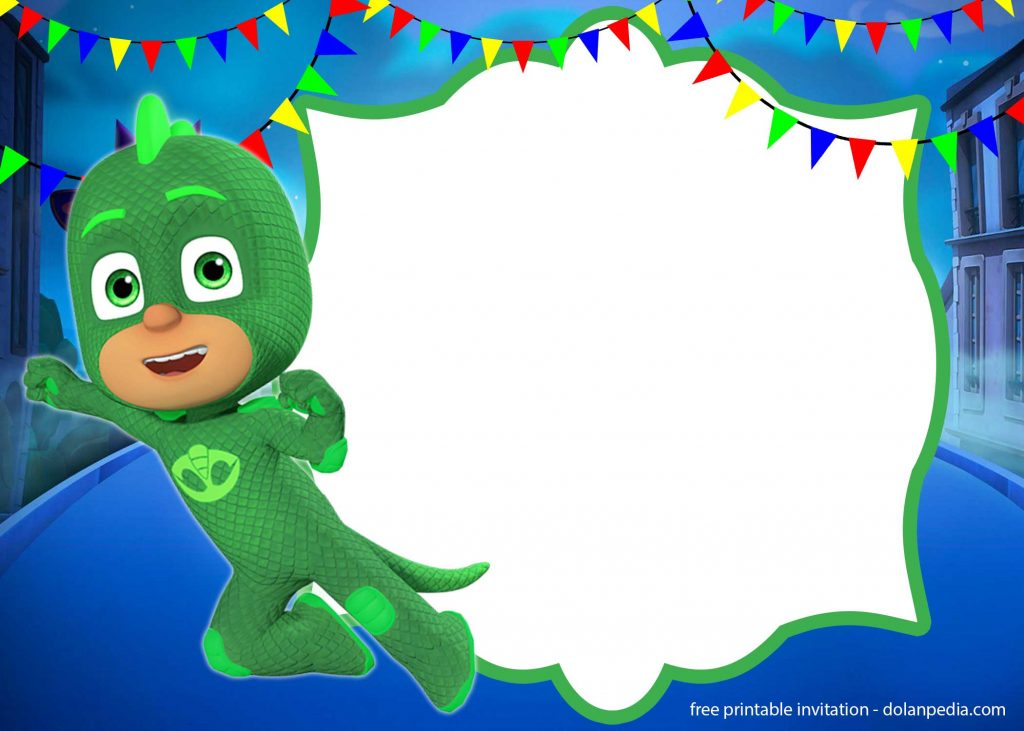 Invitation Template of 9+ FREE PJ Masks Birthday Invitation Templates - UPDATED 7