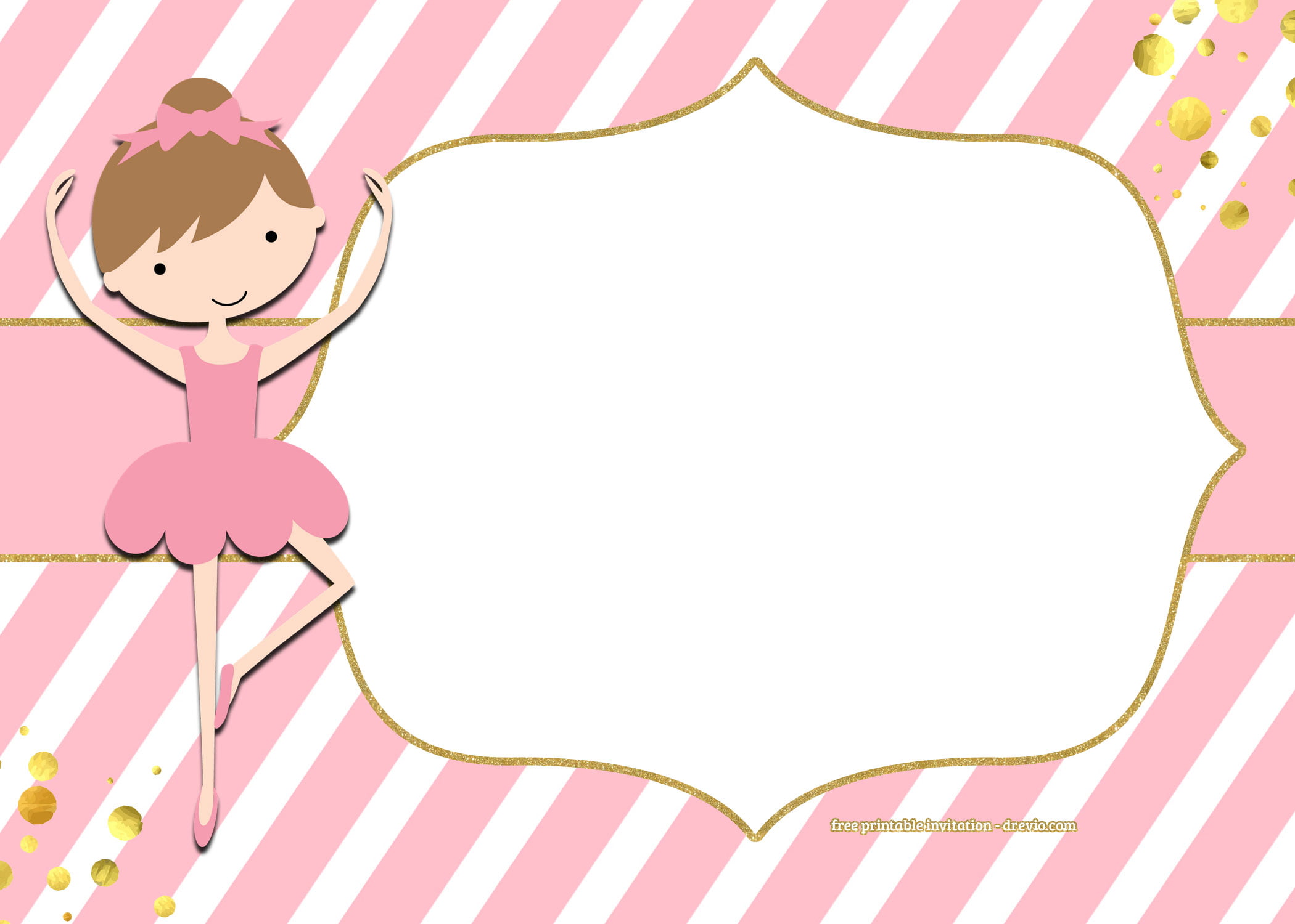 free-golden-ballerina-birthday-invitation-templates-download-hundreds