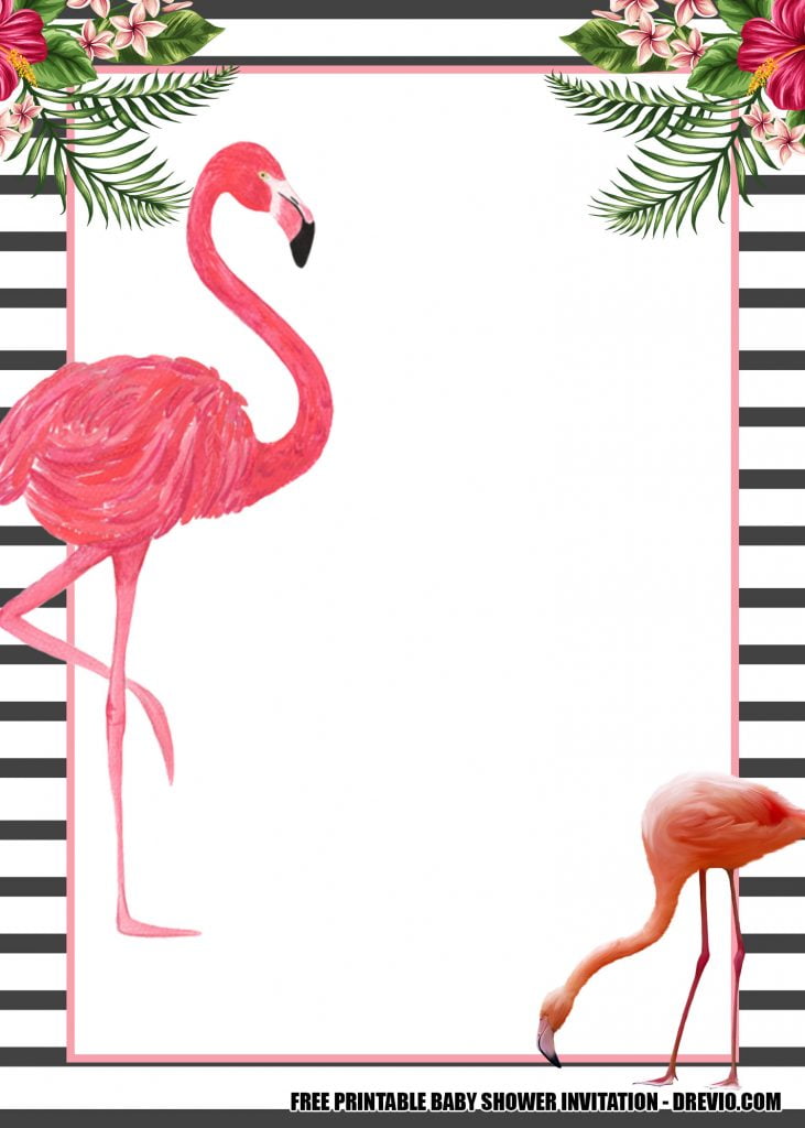 Invitation Template of 16+ FREE Flamingo Invitations Templates - Downloadable - for ANY OCCASIONS! 8