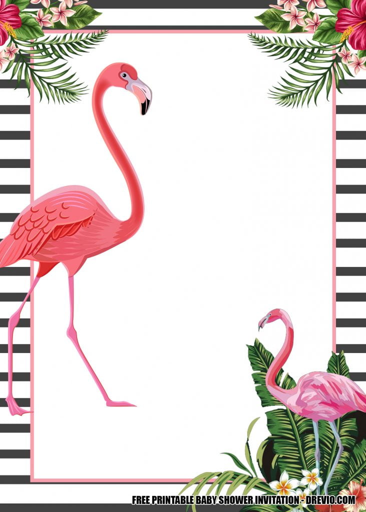 Invitation Template of 16+ FREE Flamingo Invitations Templates - Downloadable - for ANY OCCASIONS! 10