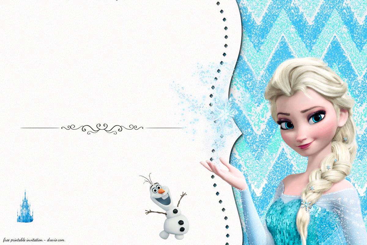 FREE Frozen Birthday Invitation Templates  Download Hundreds FREE For Frozen Birthday Card Template