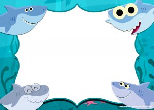 FREE Printable Baby Shark Pinkfong Birthday Invitation Template ...