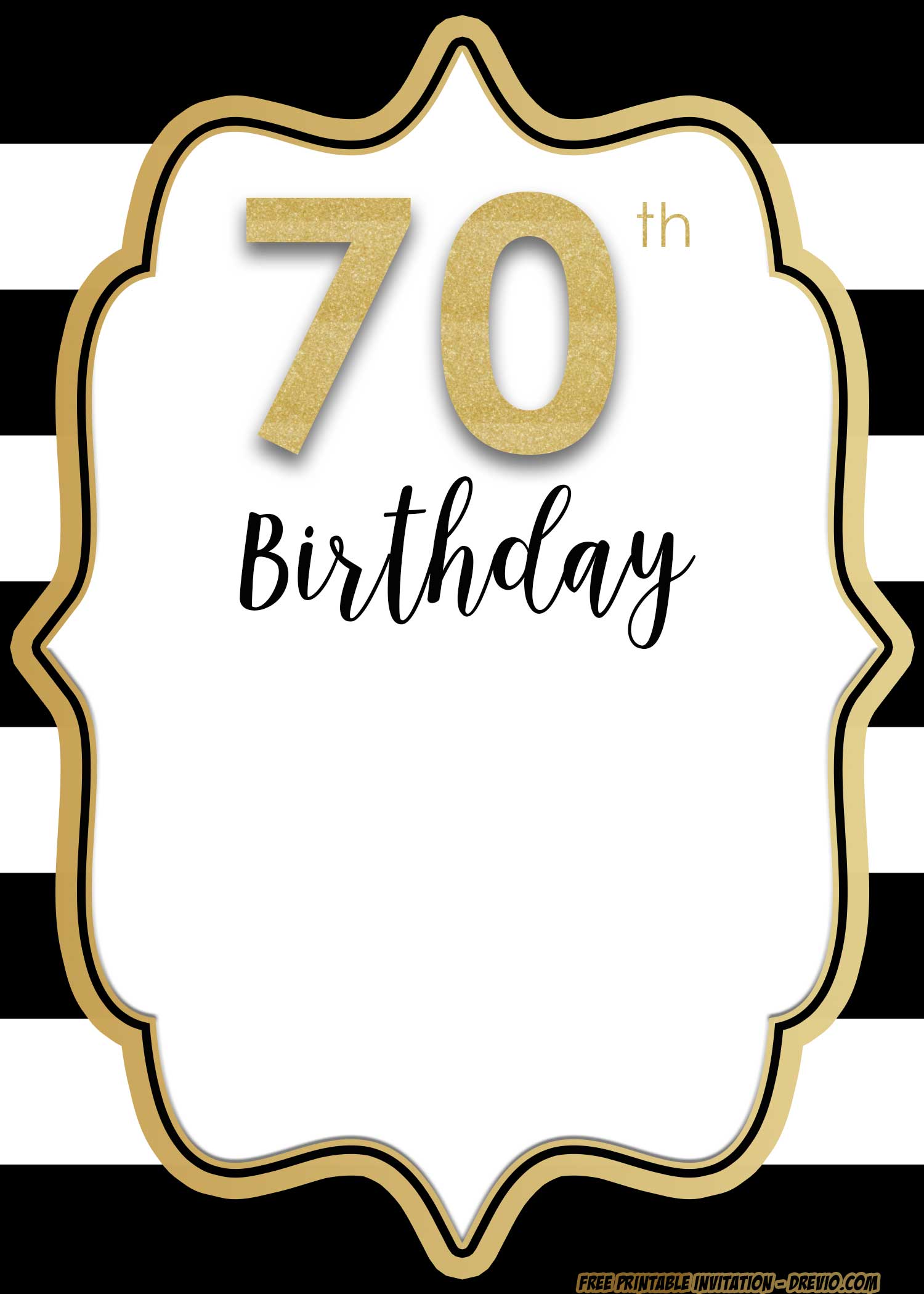 Free Printable 70th Invitation Templates Updated Download Hundreds Free Printable Birthday Invitation Templates