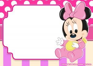 14+ FREE Printable Minnie Mouse All Ages Invitation Templates ...