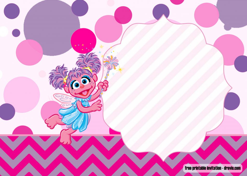 Invitation Template of FREE Printable Abby Cadabby Invitation Templates 3