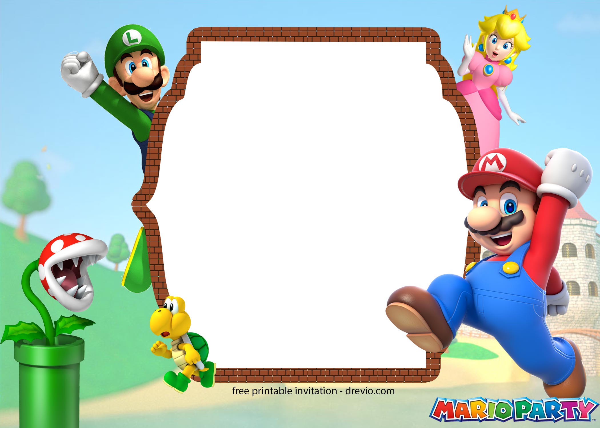Super Mario Printables Pdf Free Download