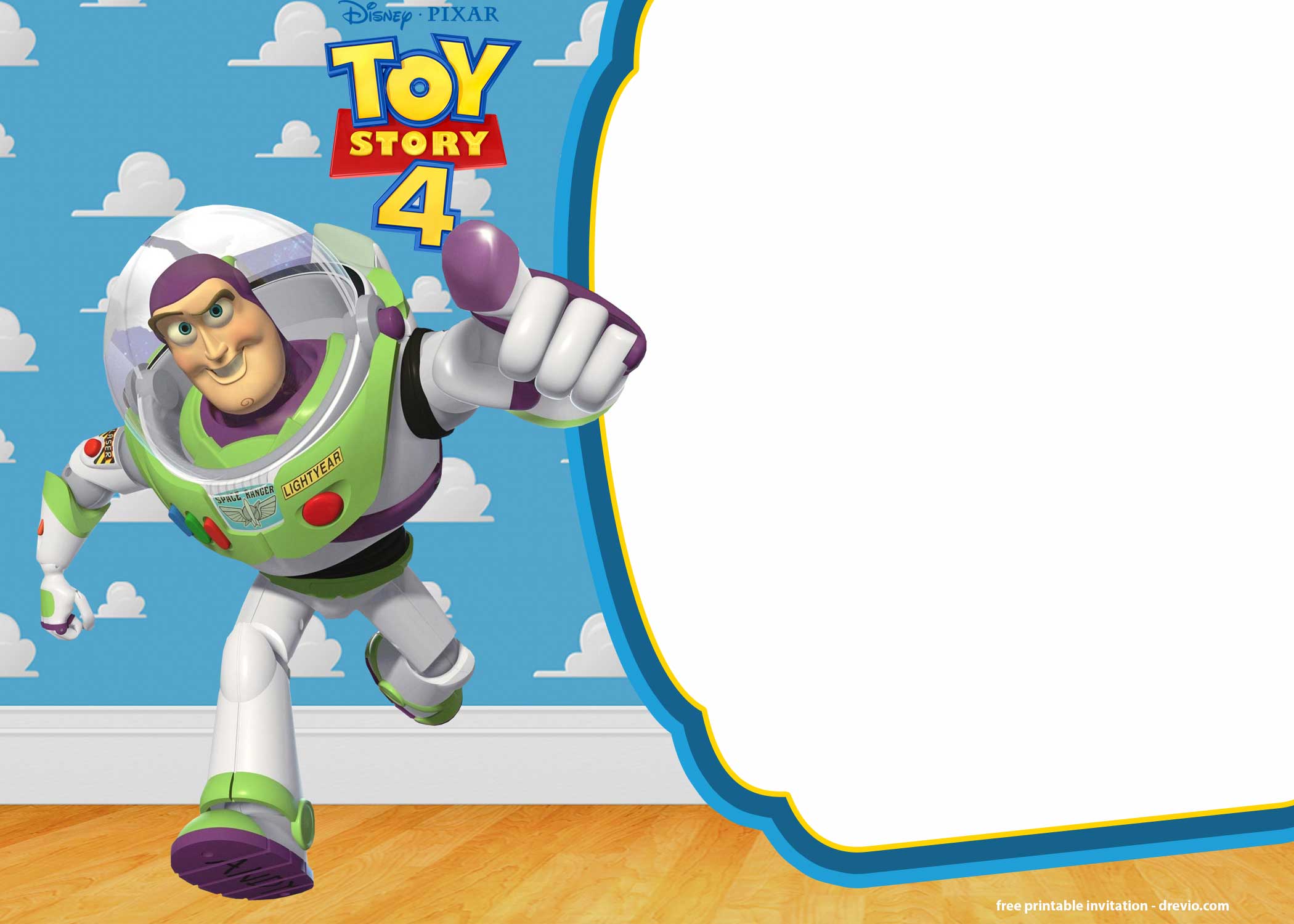 FREE Printable Toy Story 4 Invitation Templates Download Hundreds