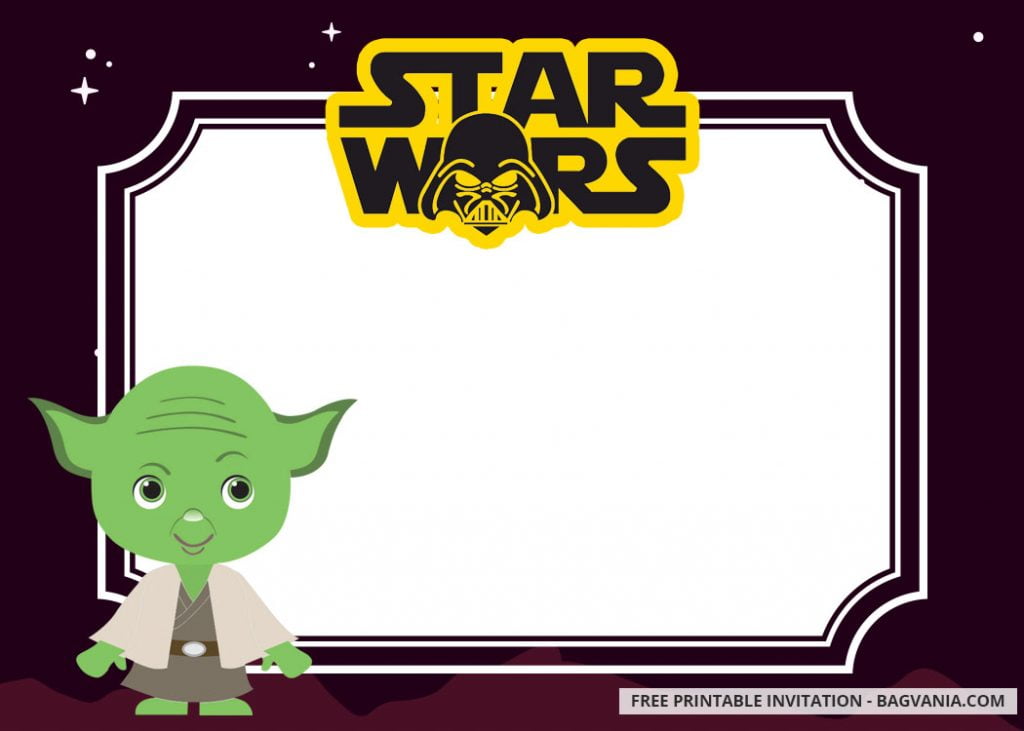 Star Wars Invitation Template