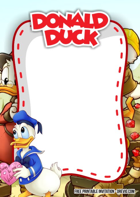 donald duck template