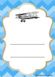 10+ FREE Printable Airplane Invitation Templates | Download Hundreds ...