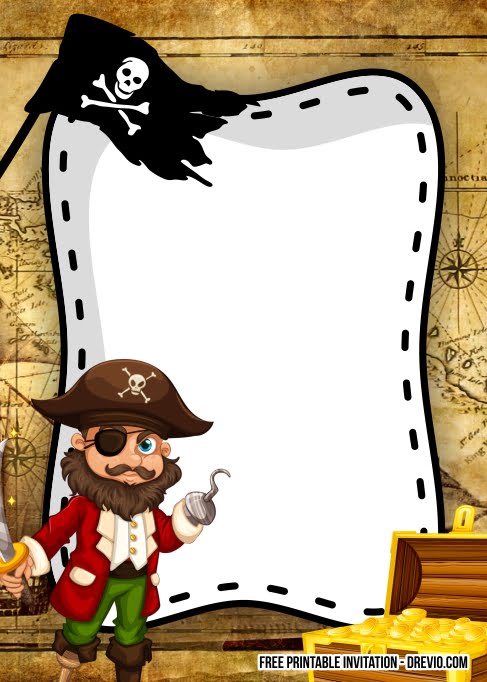 FREE Pirate Invitation templates - jack2