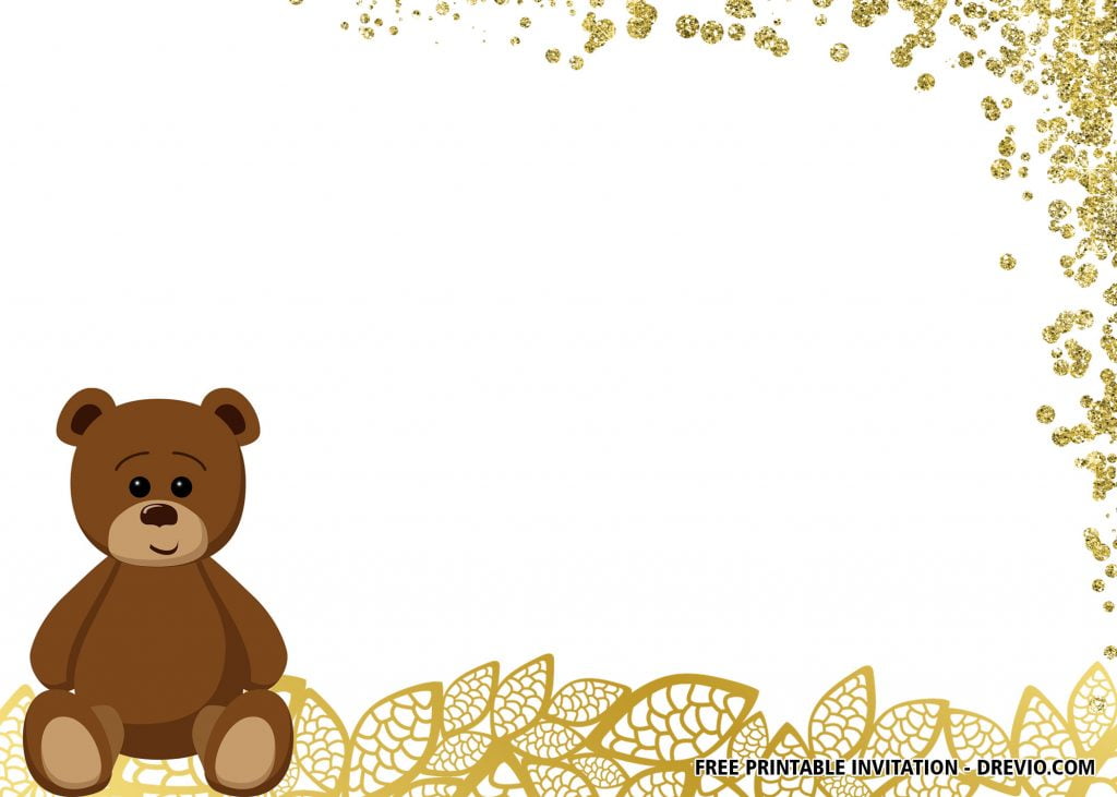 Invitation Template of FREE Teddy Bear Invitation Templates 5