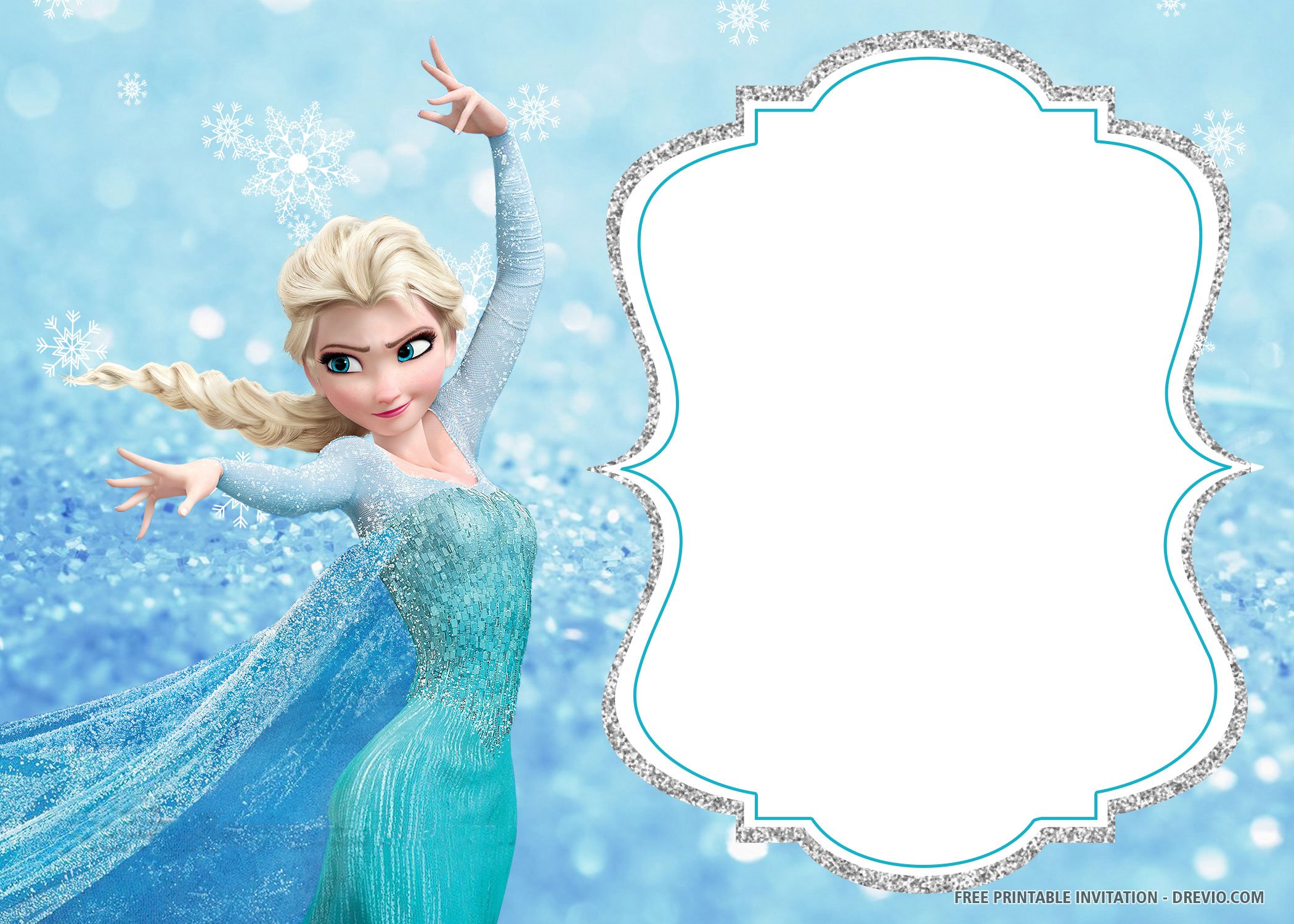 Free Printable Frozen Birthday Invitation Templates Download Hundreds 