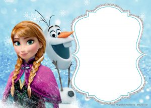 Free Printable Frozen Birthday Invitation Templates | Download Hundreds ...