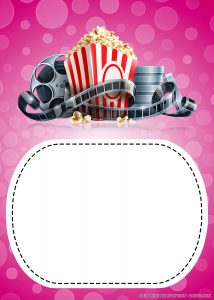 Free Printable Pink Movie Invitation Templates - Drevio : Free And ...