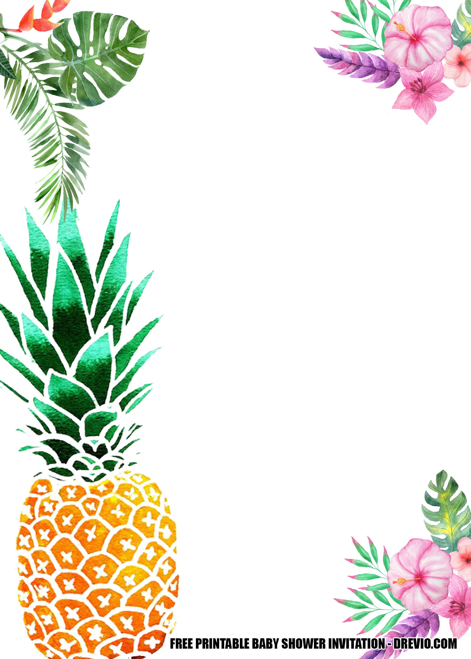 11-free-hawaiian-pineapple-invitation-templates-download-hundreds