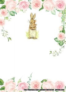 Free Printable Template Some Bunny is One Birthday Invitation in ...