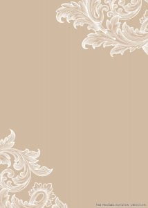 (FREE PRINTABLE) – Brown-themed Wedding Invitation Templates | Download ...