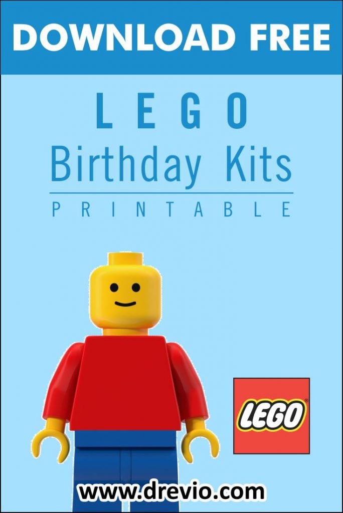 Invitation Template of (FREE PRINTABLE) - LEGO Birthday Party Kits Templates 7