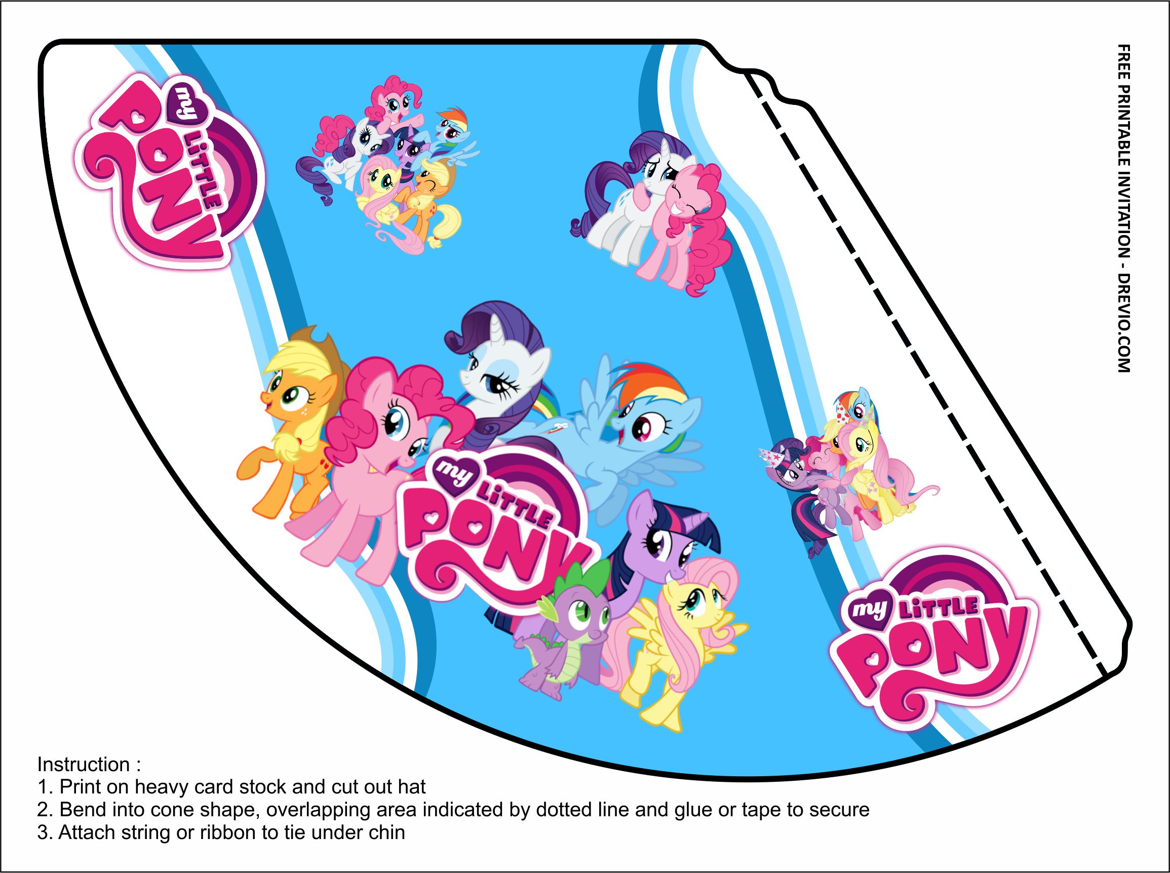 Free Printable My Little Pony Birthday Party Kits Templates Download Hundreds Free Printable Birthday Invitation Templates