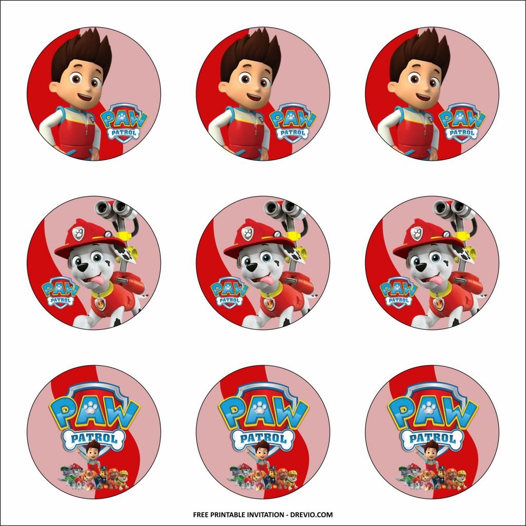 Invitation Template of (FREE PRINTABLE) - Paw Patrol Birthday Party Kits Template 5