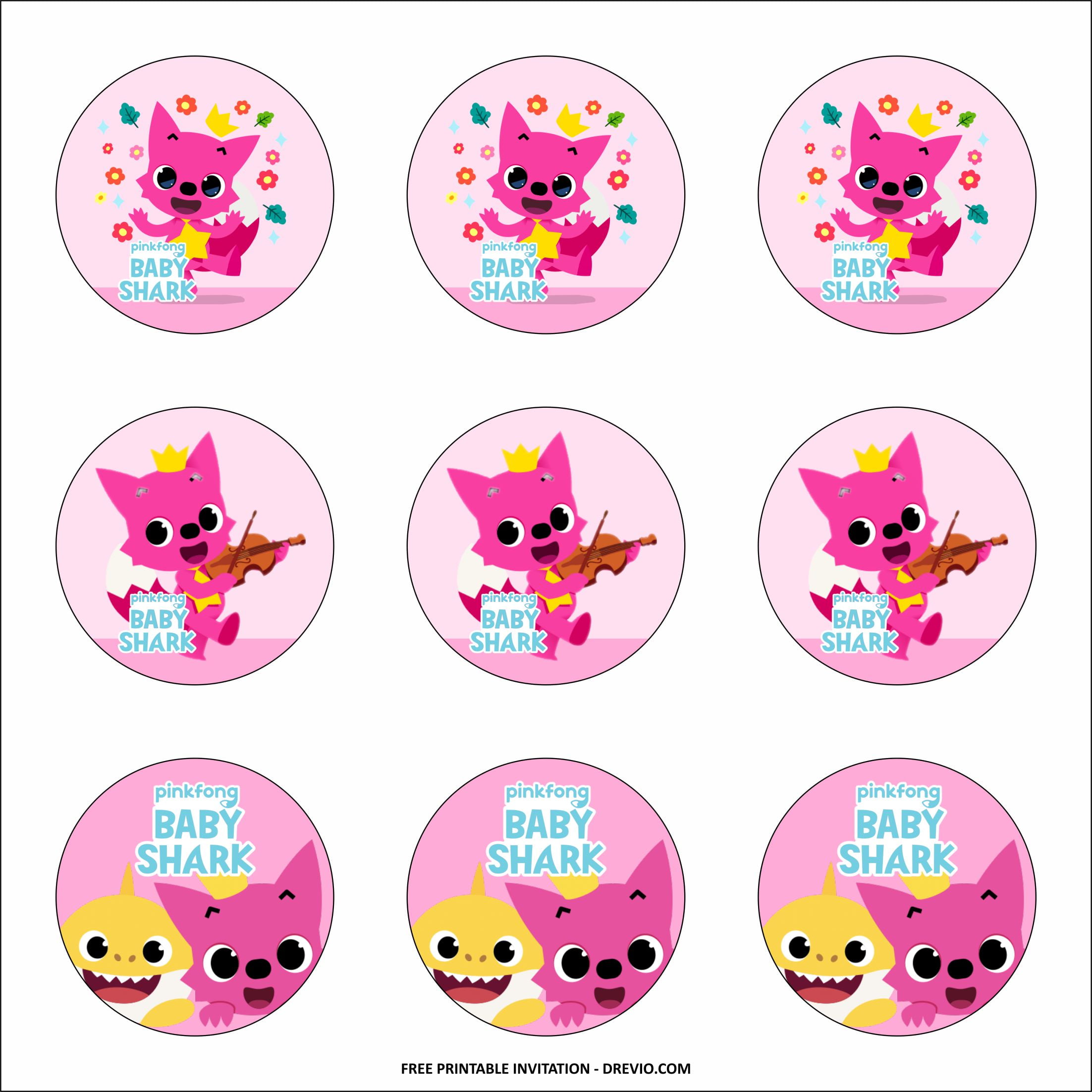Free Printable Pinkfong Baby Shark Birthday Party Kits Template Download Hundreds Free Printable Birthday Invitation Templates