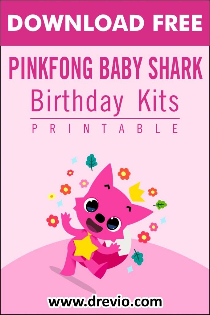 Invitation Template of (FREE PRINTABLE) - Pinkfong Baby Shark Birthday Party Kits Template 7