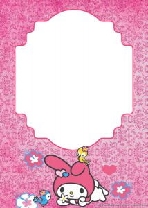 (FREE PRINTABLE) – Lovely Hello Kitty Birthday Invitation Templates ...