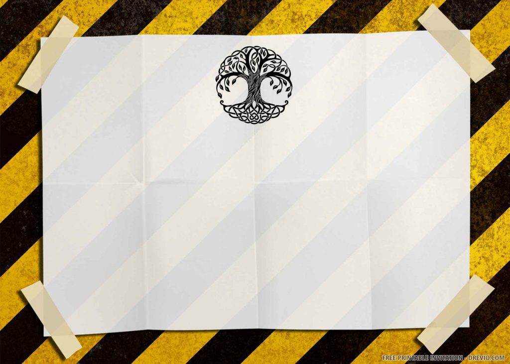 FREE HOGWARTS ACCEPTANCE LETTER Invitation with tree logo
