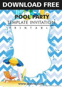 (FREE PRINTABLE) – Pool Party Birthday Invitation Templates | Download ...