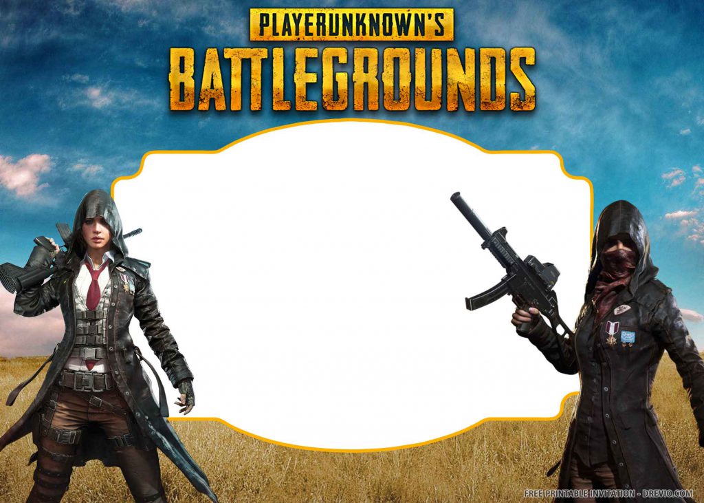 FREE PUBG Invitation with two female players