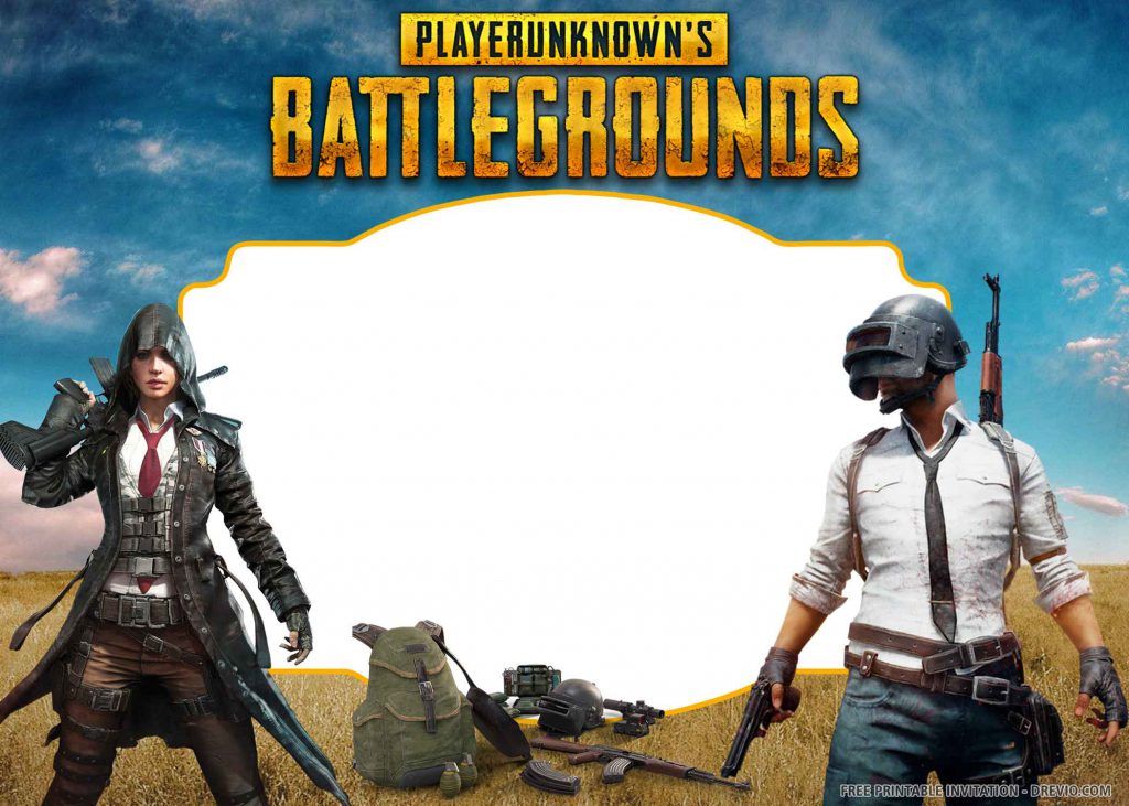 FREE PUBG Invitation with female and male players