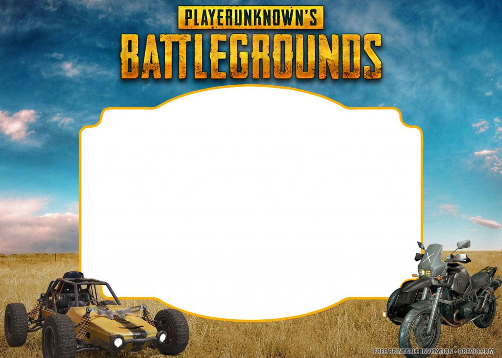 FREE PUBG Invitation with car, motorcycle